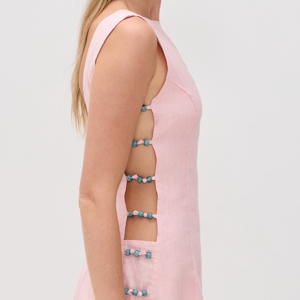 Linen Tia Mini Dress - Picture 3 of 6